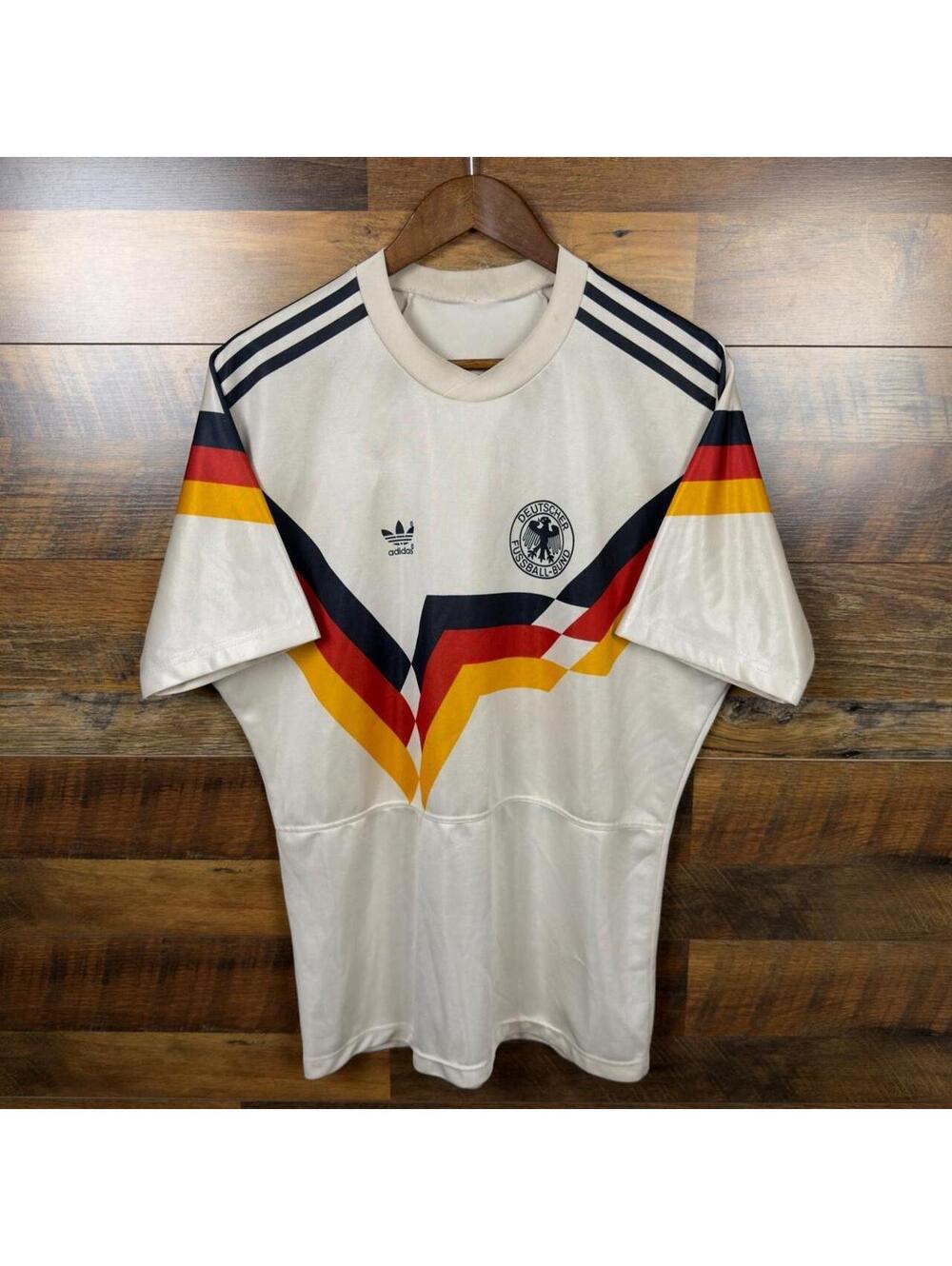 Vintage 80s Adidas West Germany 1988 1990 Soccer Jersey Football Shirt Germany